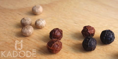 3 types of Kampot pepper